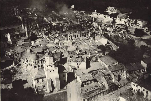 Bombing Aftermath in Wielun