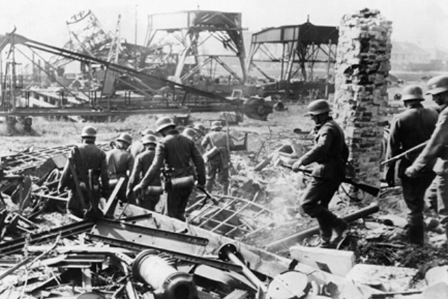 Aftermath at the Westerplatte