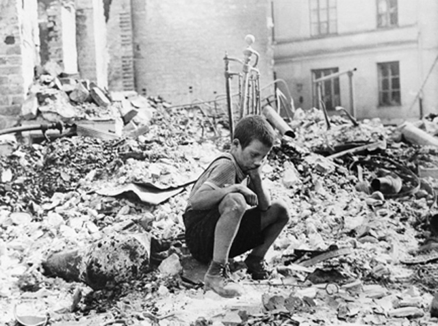 Devastation in Warsaw