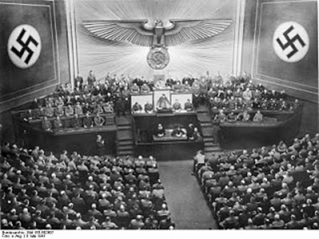 Hitler Speaks to the <i>Reichstag</i>