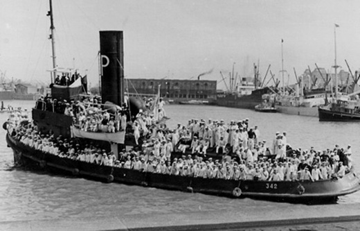 Aboard the Tug <i>Gigante</i>