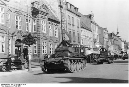 German Tanks in Denmark
