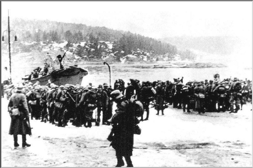 German Soldiers Reach Norway