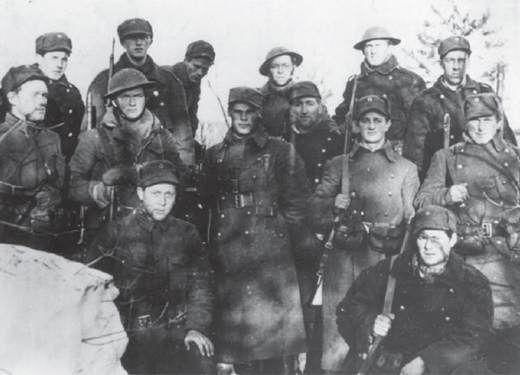 Norwegian Soldiers Early On During the Battle