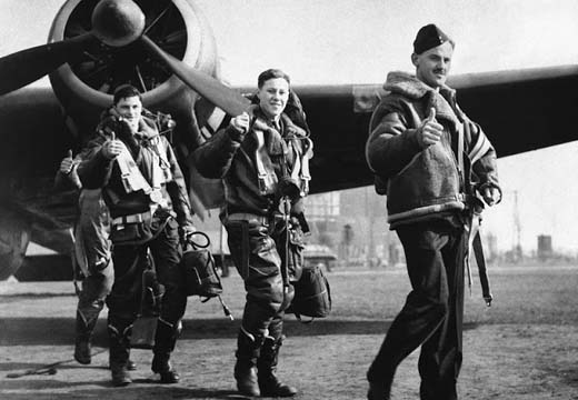 Members of an RAF Bomb Squadron