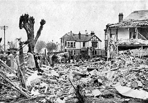 First British Casualties of German Bombing