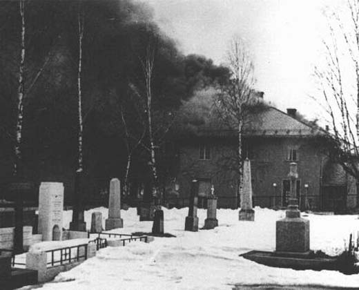 Elverum Bombed