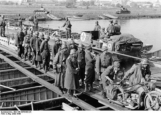 Germans Cross the Meuse