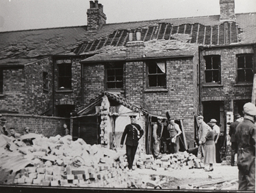 The Aftermath of the Bombing at South Bank on Saturday May 25, 1940