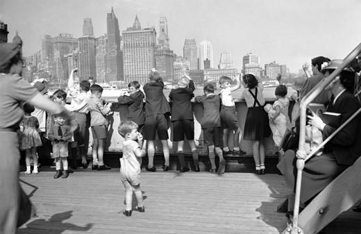 British Children Arriving in New York