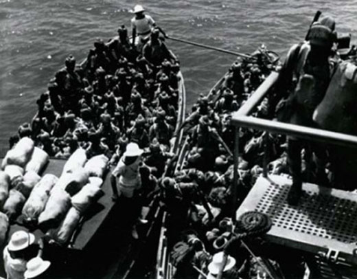 Troop Transfer During Berbera Operation