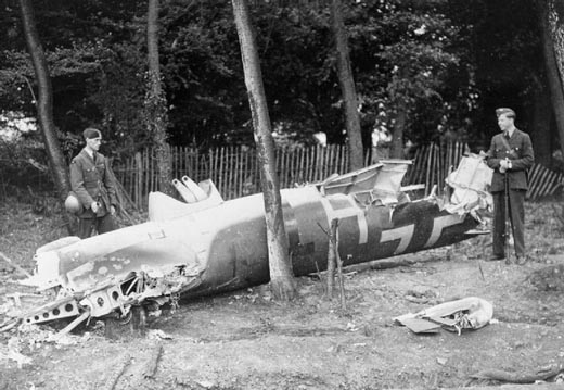 remains of a Dornier Do-17z