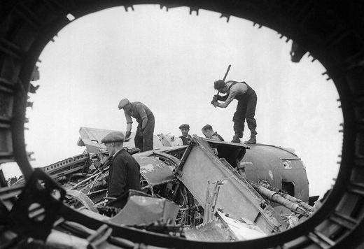 Scrap Heap of German Planes