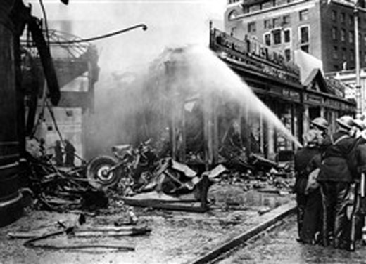 A crashed Dornier, Wilton Road, Victoria, 15 September 1940