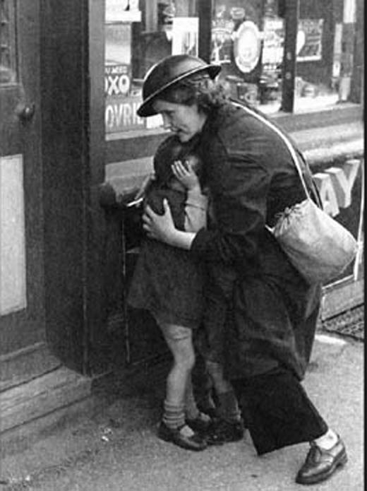 Air Raid Warden Shields Children