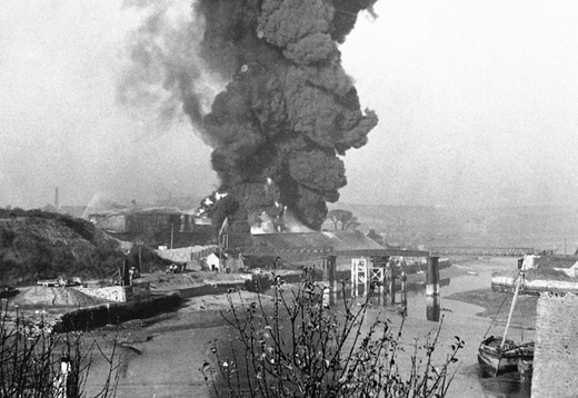 Bomb Damage at Plymouth