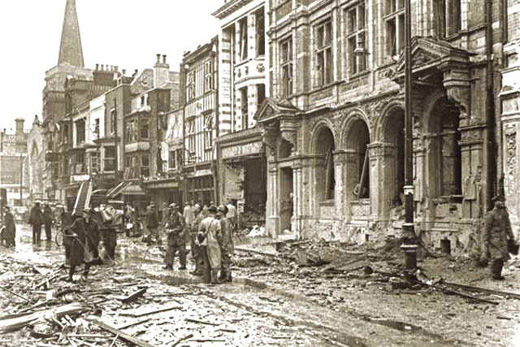 Scenes of Devastation in Southampton