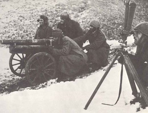 Italian light artillery gun