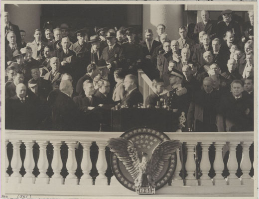 President Roosevelt Sworn In