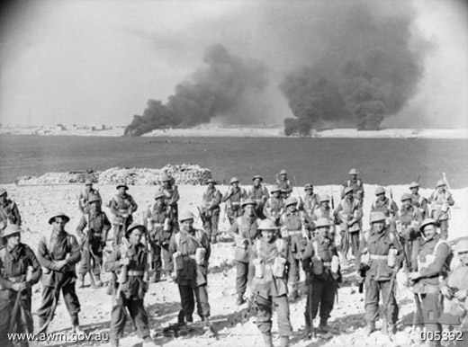 Australians Regrouping Near Tobruk