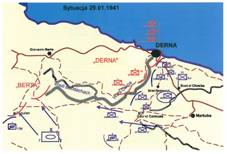 Map of Derna Area