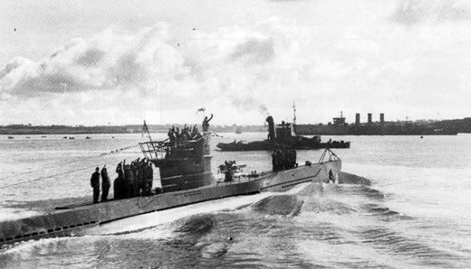 <i>U-47</i> Leaving Lorient