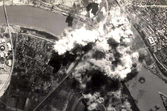 Bomb Damage in Piraeus