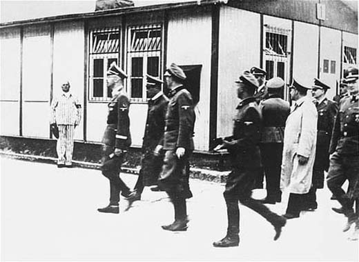 Himmler Inspecting Concentration Camp