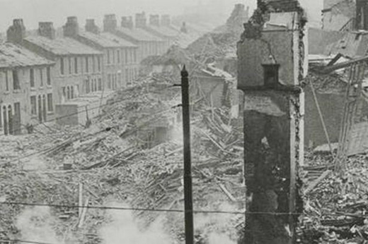 County Road Walton During the Blitz