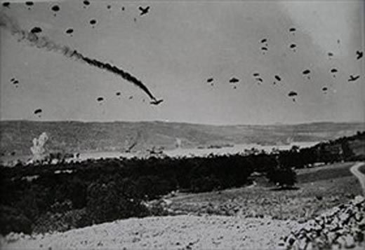 Heavy Casualties Suffered by German Paratroopers