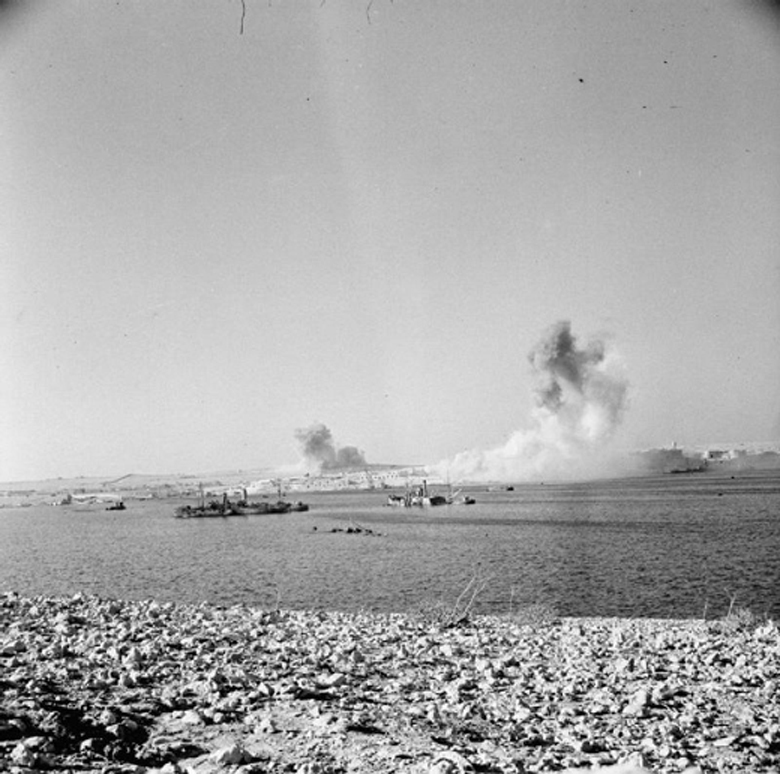 Tobruk Under Air Raid