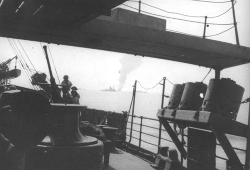 British Convoy Under Attack