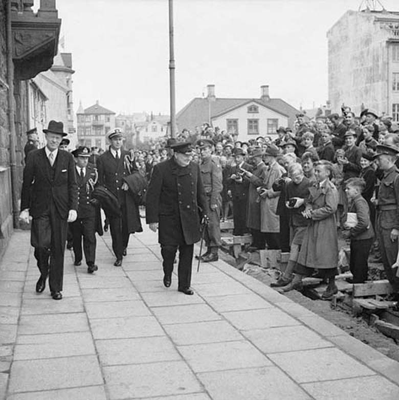 Churchill in Iceland