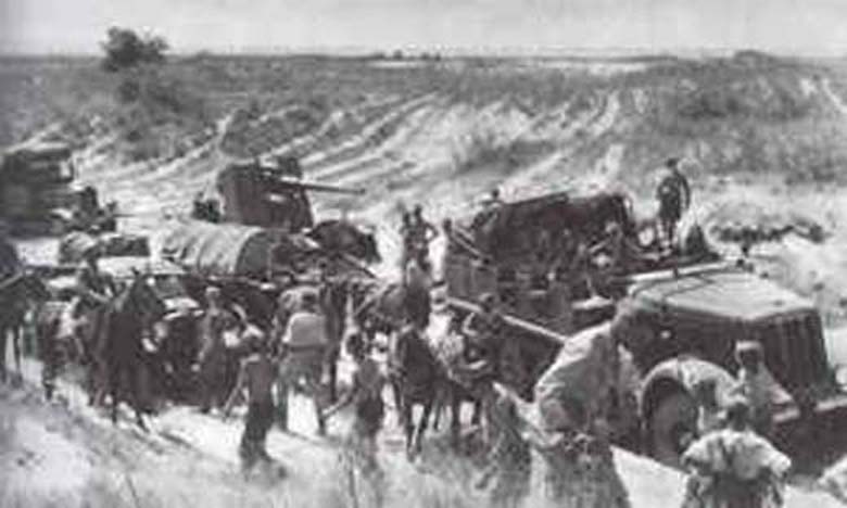 Bad Roads Hinder German Advance