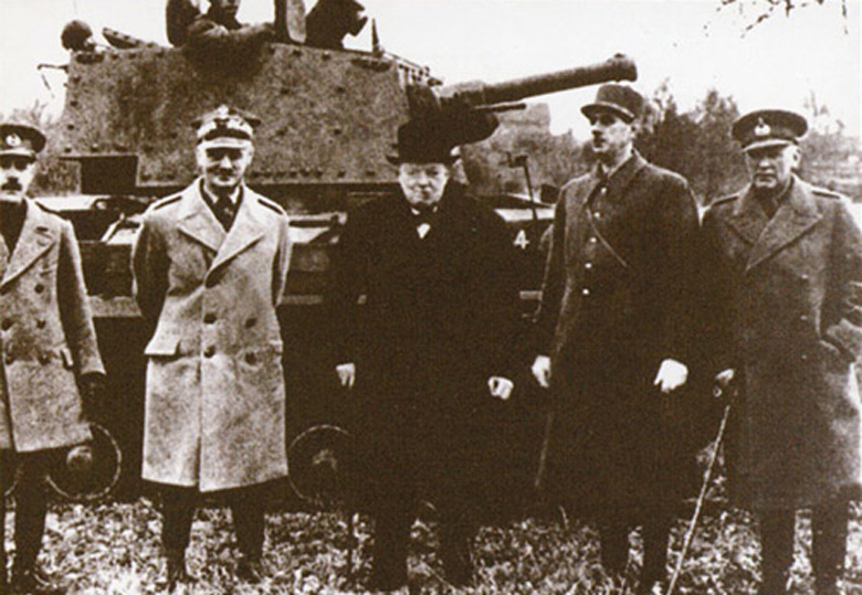 Churchill, Sikorski and de Gaulle