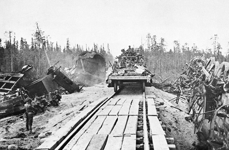 Finnish Troop Train