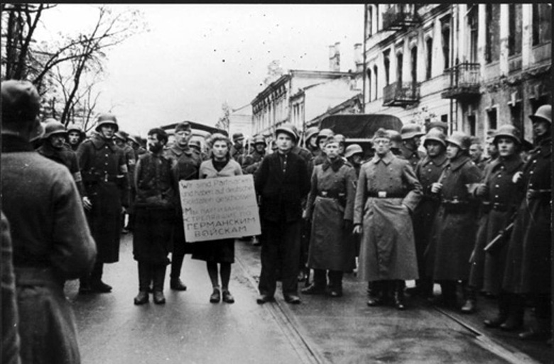 Partisan Paraded through the Streets