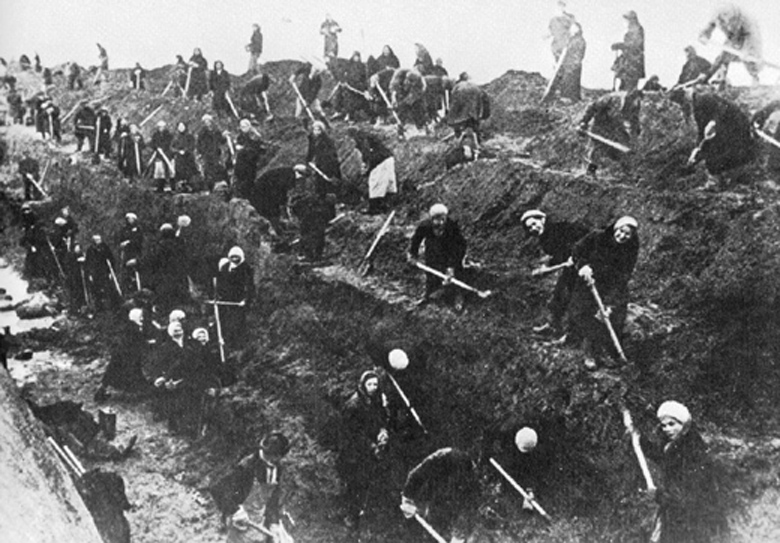 Women Digging Trenches