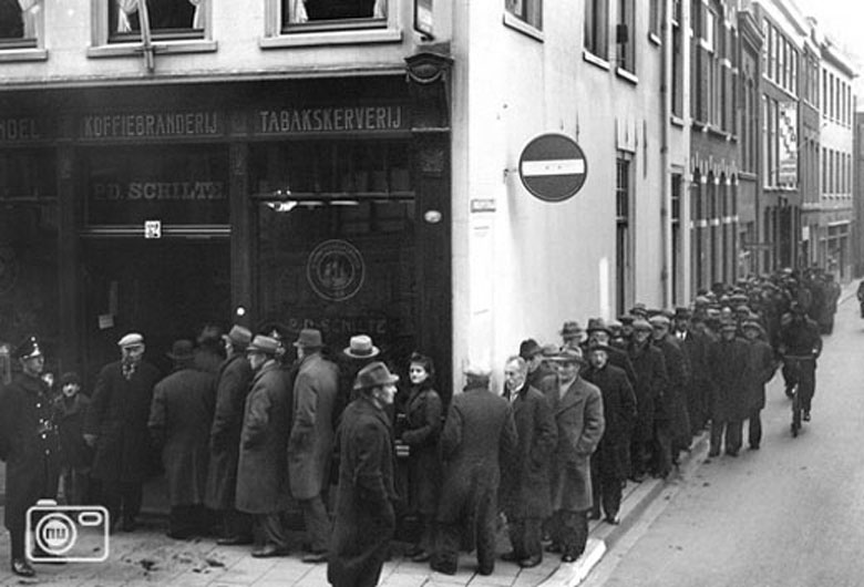 People Trying to Buy Coffee and Tobacco