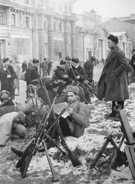 Labor Battalion Soldiers in Moscow