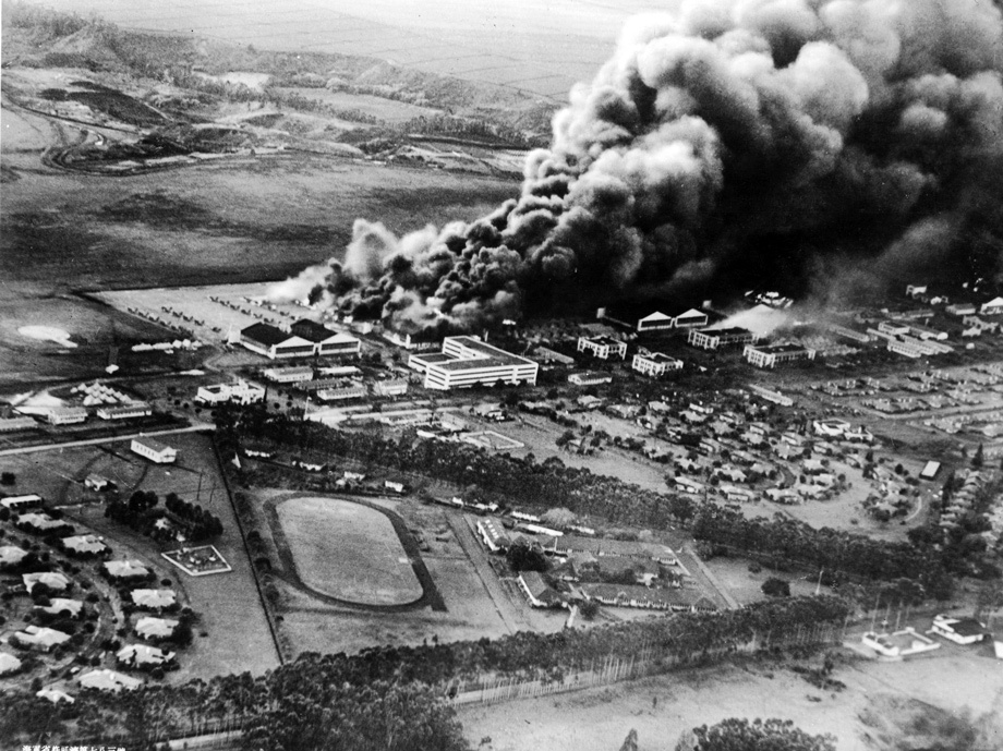 Aerial View of the Air Base at Wheeler Airfield