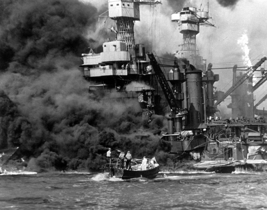 Water Rescue of Sailors from the <i>West Virginia</i>