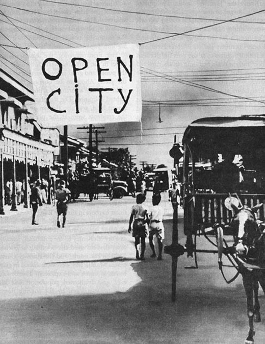 Manila Declared an Open City