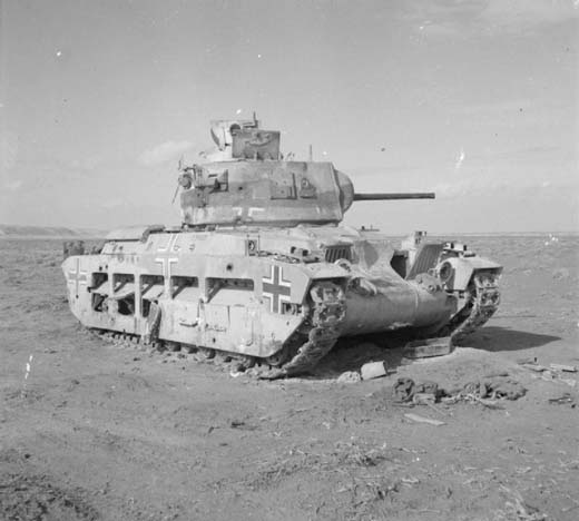 A British Matilda Tank