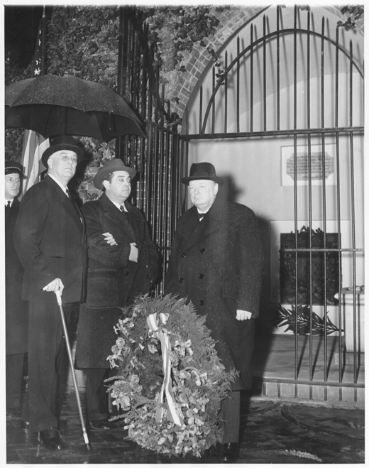 Roosevelt and Churchill Visit Mount Vernon, 8 January 1942