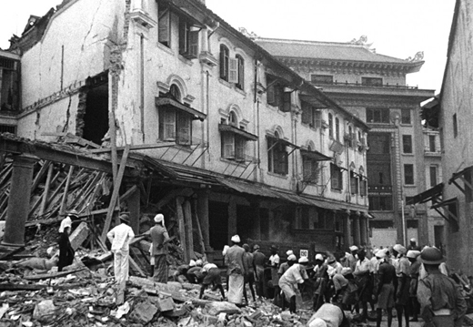 Clearing Debris in Singapore