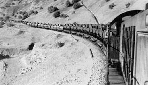 Allied Supply Train Carrying Persian Oil