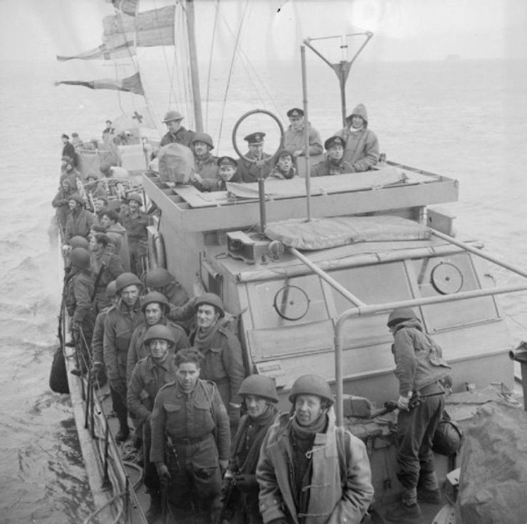 'C' Company, 2nd Parachute Battalion, Arriving Portsmouth