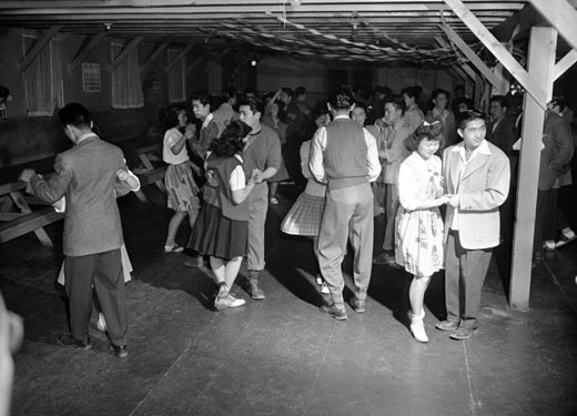 Japanese-Americans Attend a Dance