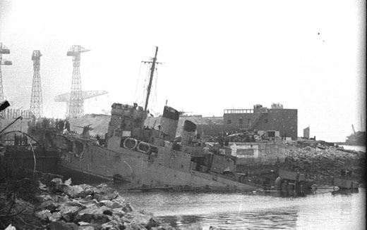 British Destroyer <i>Campbeltown</i>